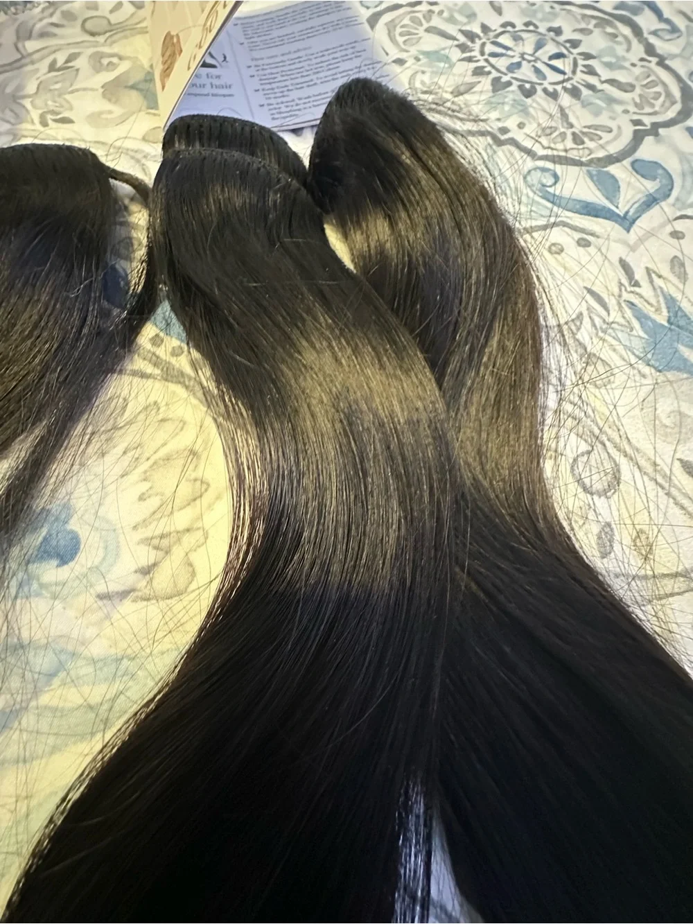 Clip-In Human Hair Extensions - Natural Black (7-Pack)